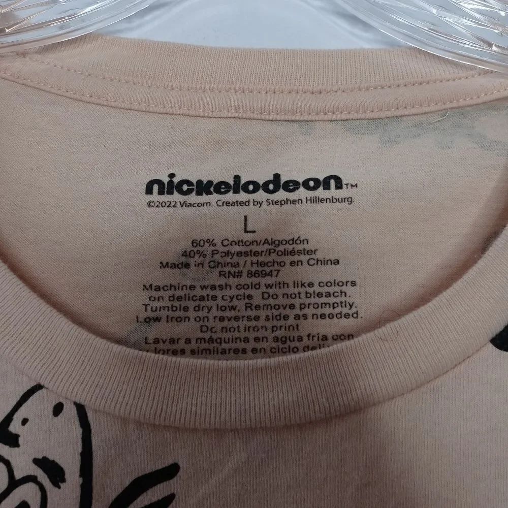 Nickelodeon Sponge Graphic Tee Size L - Picture 4 of 6
